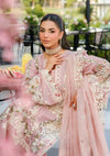 Closeup image of stunning OH MY ROSE from elaf LUXURY LAWN 2025 VOL 2
